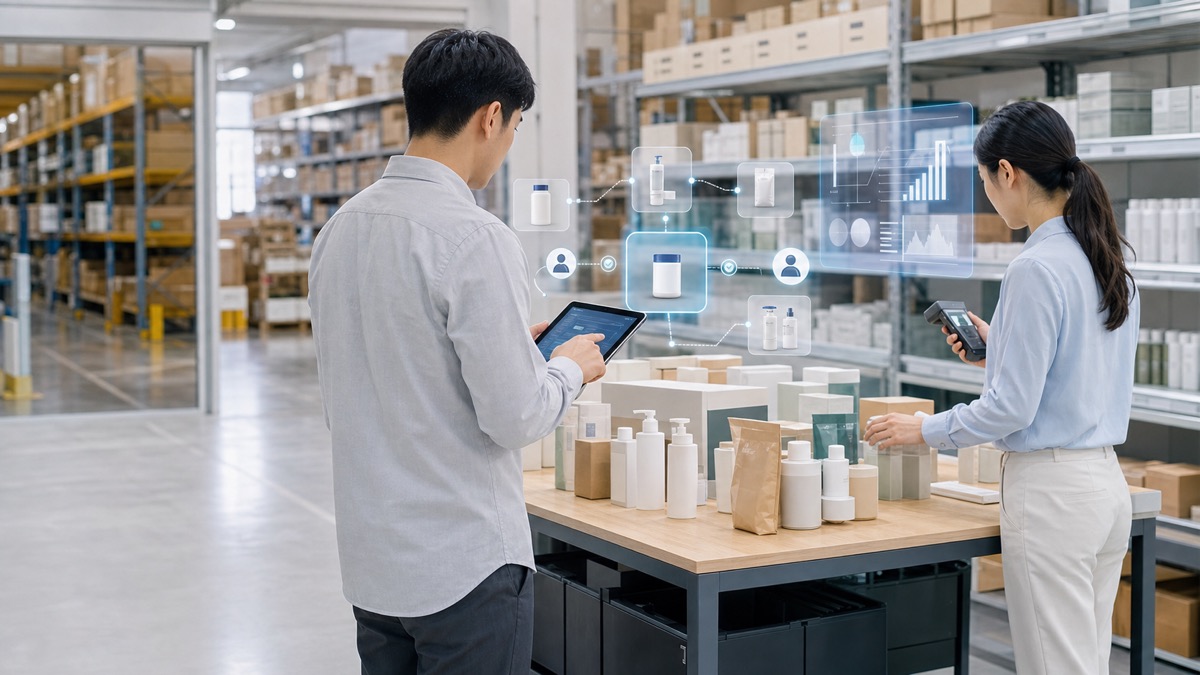 企业集采业务中的 AI 智能选品场景示意